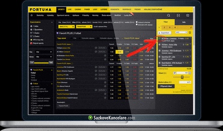 Fortuna kurzové sázení registrace online